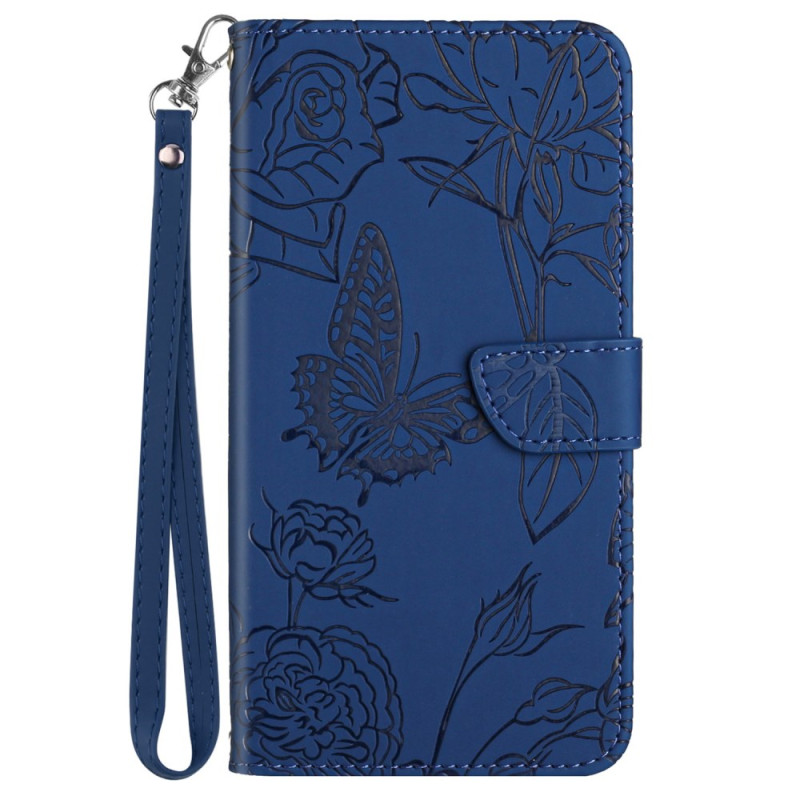 Funda con estampado de mariposa para Sony Xperia 1 VI Strap