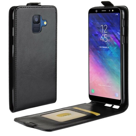 Funda plegable efecto piel para Samsung Galaxy A6