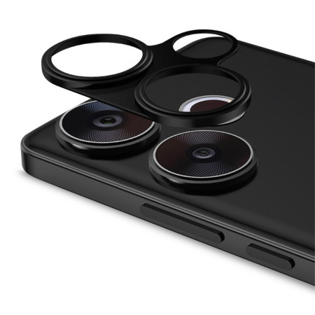 Lente metálica protectora...