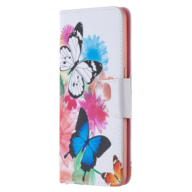 Funda Mariposas Acuarela Oppo Reno 4