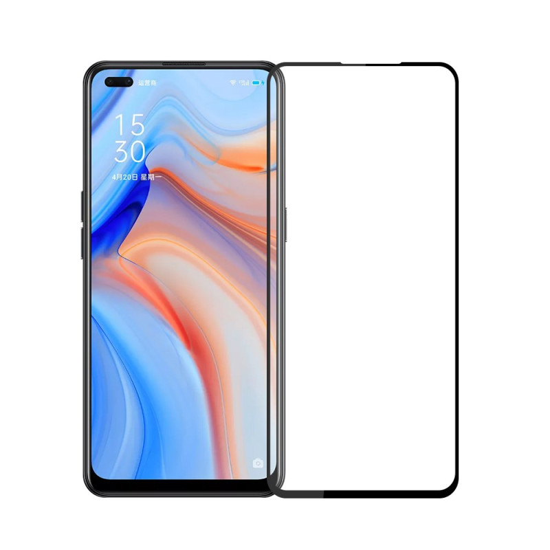 Protección Integral de Cristal Templado para Pantalla Oppo Reno 4 Z 5G