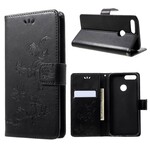 Funda con colgante de mariposas y flores para el Honor 9 Lite Funda con colgante de mariposas y flores para el Honor 9 Lite