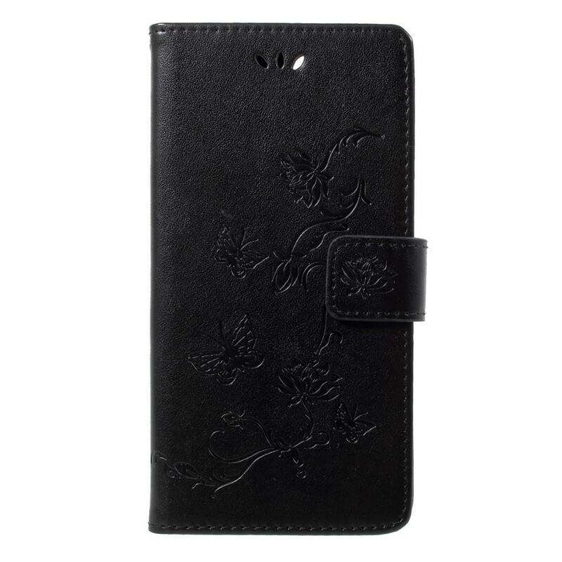 Funda con colgante de mariposas y flores para el Honor 9 Lite Funda con colgante de mariposas y flores para el Honor 9 Lite