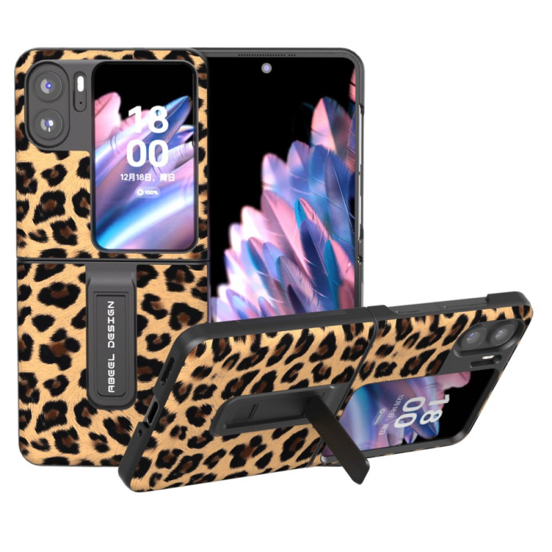 Oppo Find N2 Flip Caso Leopardo Estilo ABEEL