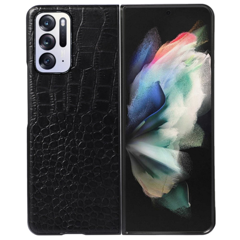 Funda Oppo Find N con textura de cocodrilo