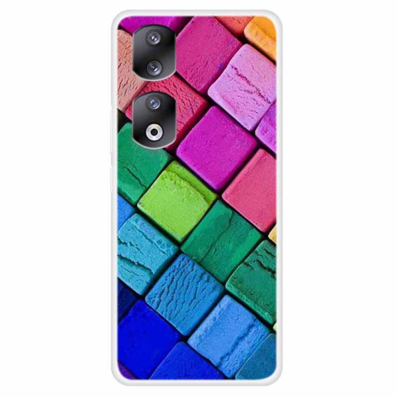 Honor 90 Pro Funda Bloques de Colores