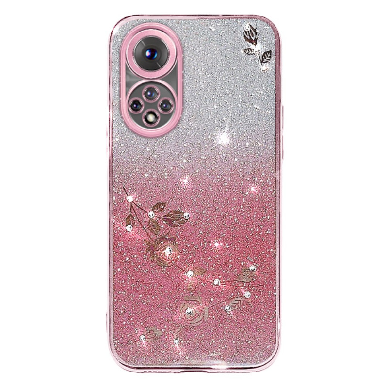 Honor 50 Estuche de flores y strass