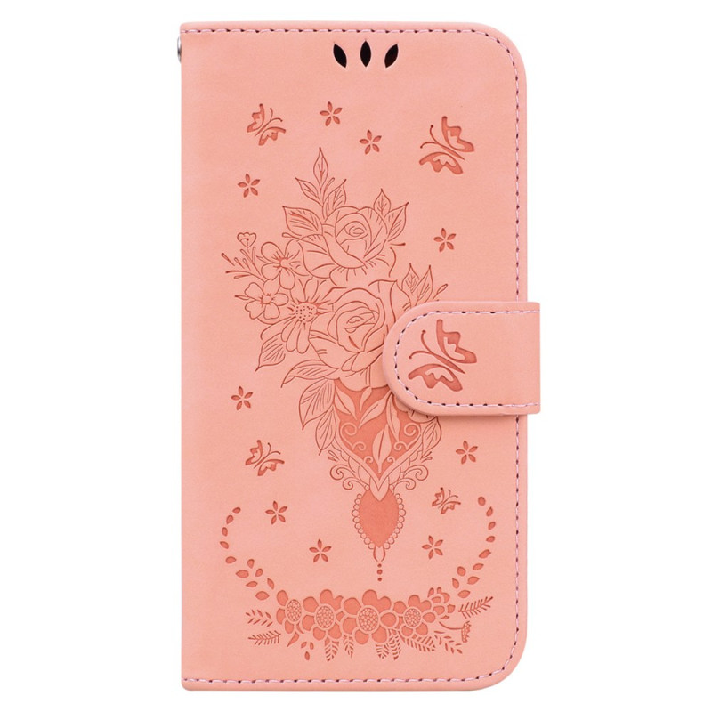 Funda Realme 12 Plus 5G Diseño floral con colgante
