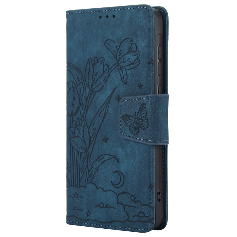 Realme 12 Pro 5G / 12 Pro Plus 5G Funda con colgante
 y estampado floral