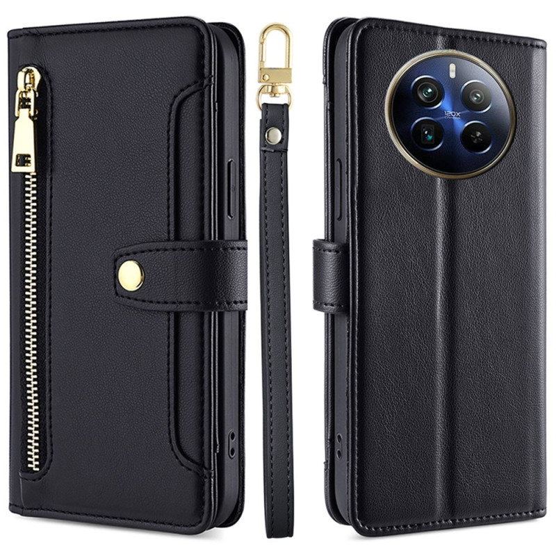 Funda Realme 12 Pro 5G / 12 Pro Plus 5G Cartera con cordón y colgante
 para el hombro