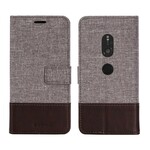 Funda Sony Xperia XZ2 Muxma efecto tela y piel