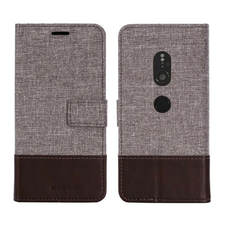 Funda Sony Xperia XZ2 Muxma efecto tela y piel