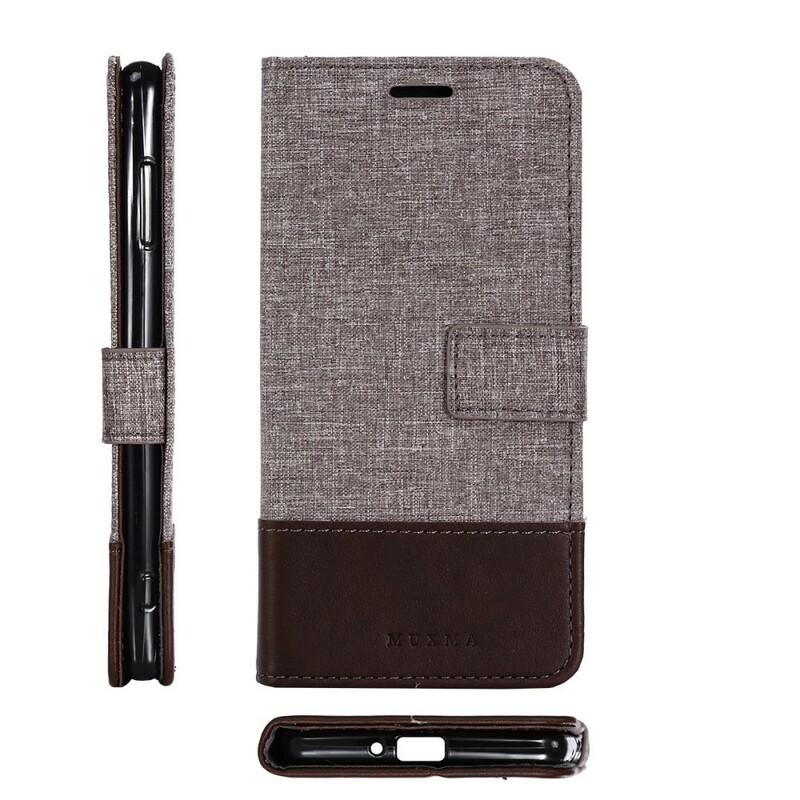 Funda Sony Xperia XZ2 Muxma efecto tela y piel