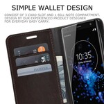 Funda Sony Xperia XZ2 Muxma efecto tela y piel
