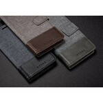 Funda Sony Xperia XZ2 Muxma efecto tela y piel