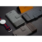 Funda Sony Xperia XZ2 Muxma efecto tela y piel