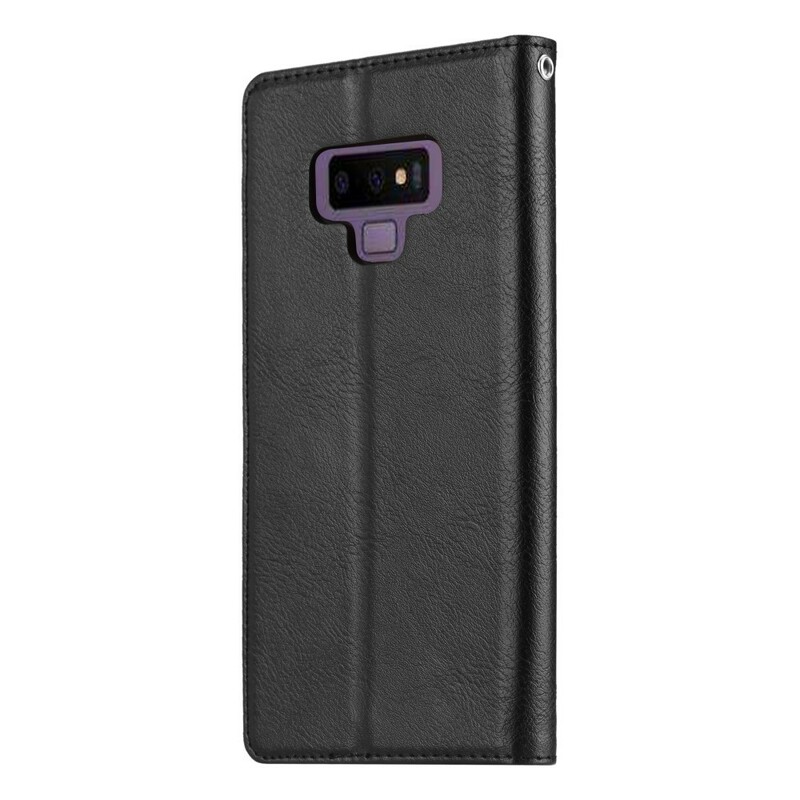 Funda Flip Cover Samsung Galaxy Note 9 Leatherette Card Funda