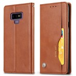 Funda Flip Cover Samsung Galaxy Note 9 Leatherette Card Funda