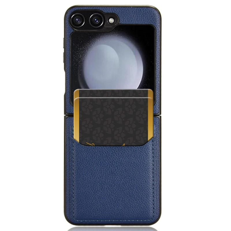 Funda Samsung Galaxy Z Flip 7 FE / Z Flip 6 Funda Tarjeta Textura Lichi