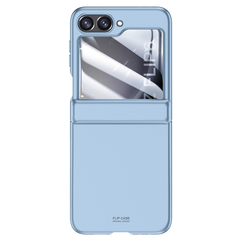 Samsung Galaxy Z Flip 6 5G Funda de protección de bisagra y pantalla trasera de cristal templado