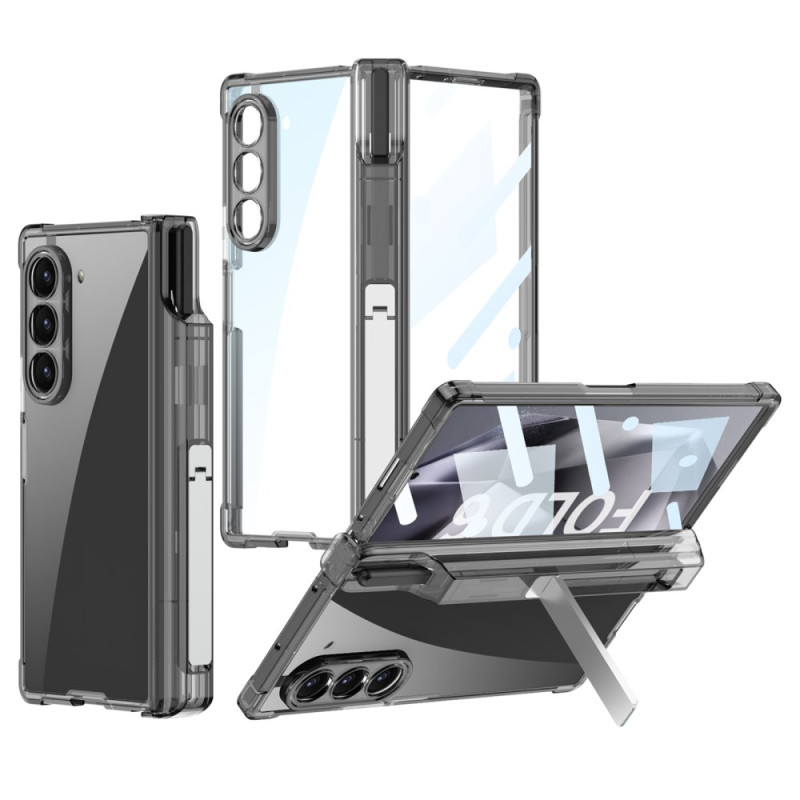 Samsung Galaxy Z Fold 6 Funda Transparente Soporte y Stylus GKK