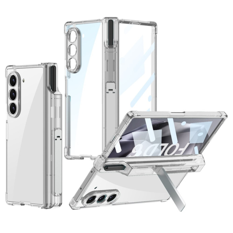 Samsung Galaxy Z Fold 6 Funda Transparente Soporte y Stylus GKK