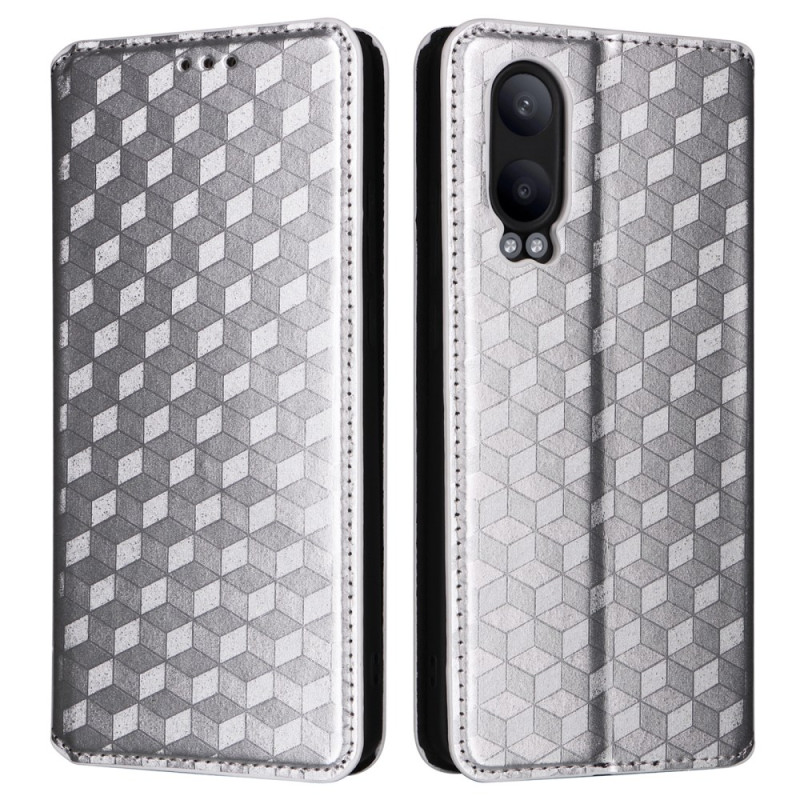 Flip Cover OnePlus Nord CE 4 Lite 5G rombos 3D