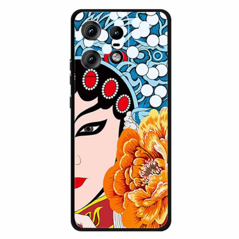 Funda Motorola Edge 50 Pro Beijing Opera Face