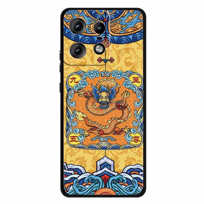 Funda Motorola Edge 50 Pro Emperor y Dragon