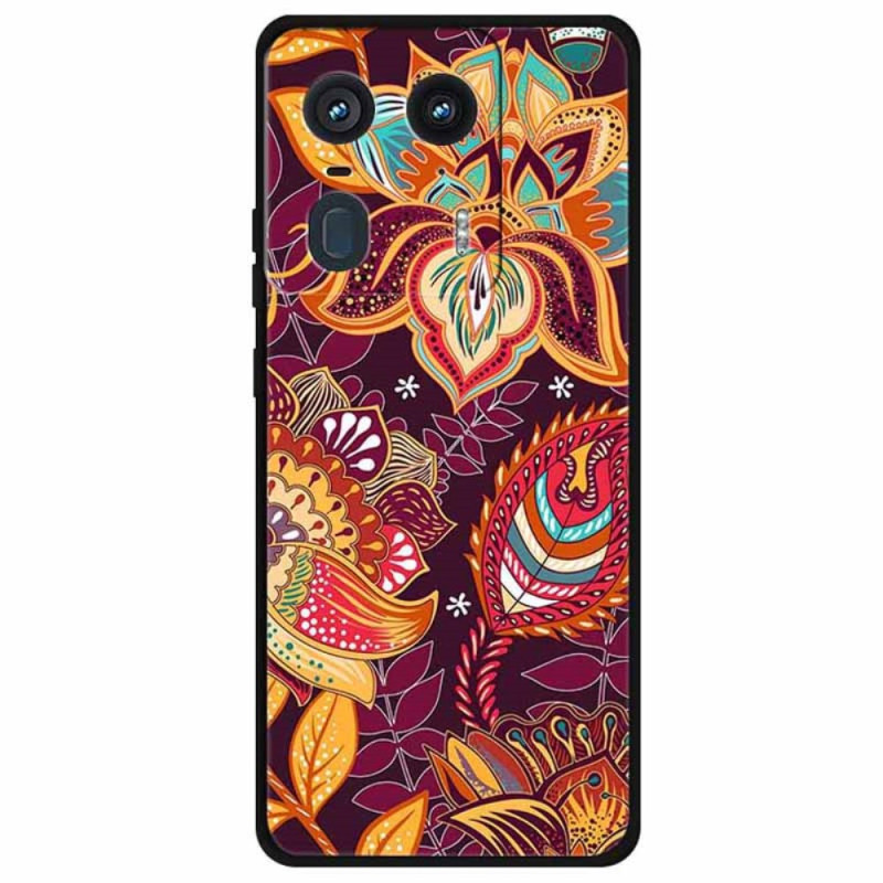 Funda Flor Dorada Motorola Moto X50 Ultra de Cercis