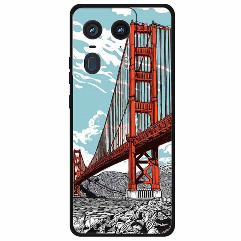 Funda Motorola Edge 50 Ultra Golden Gate