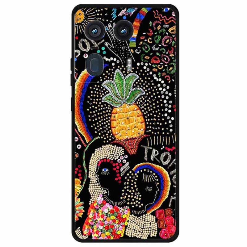 Funda Motorola Edge 50 Ultra Piña Flor