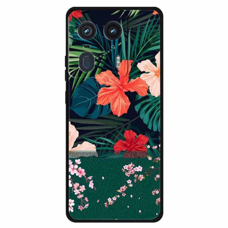 Funda Motorola Edge 50 Ultra Diseño Floral