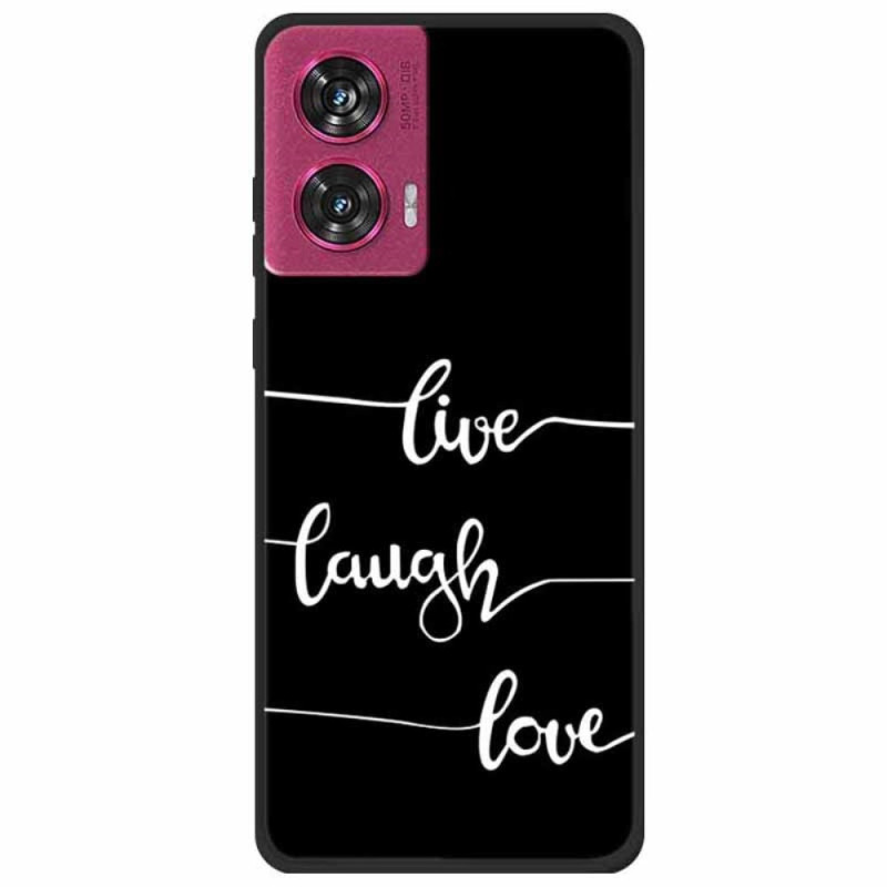 Portada Motorola Edge 50 Fusion Live Laugh Love