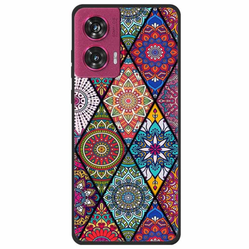 Funda Motorola Edge 50 Fusion Mandala Flower