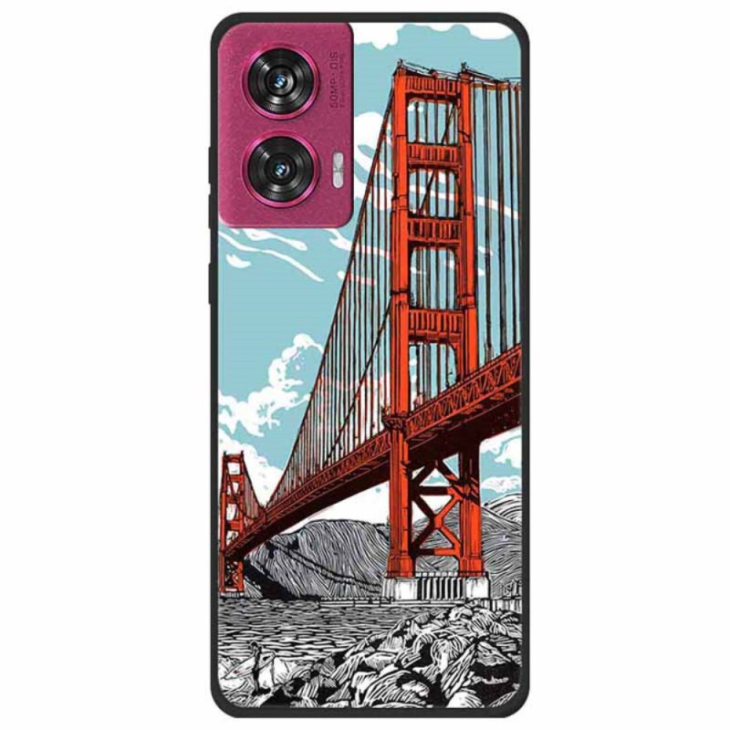 Funda Motorola Edge 50 Fusion Golden Gate