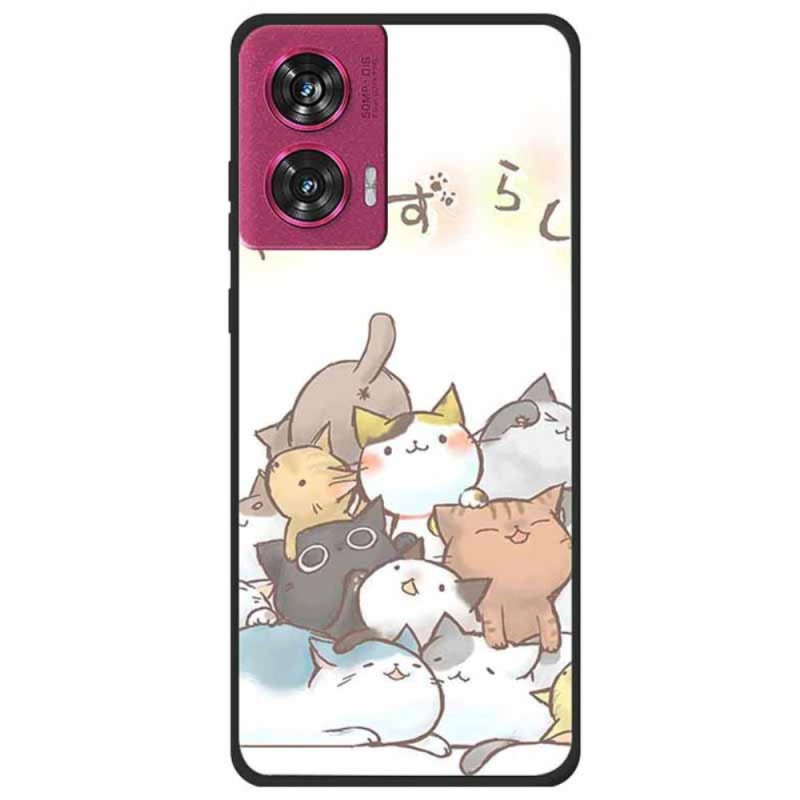 Funda Motorola Edge 50 Fusion Cats