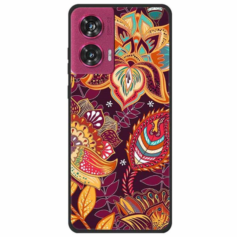 Funda Motorola Edge 50 Fusion Flores Doradas by Cercis