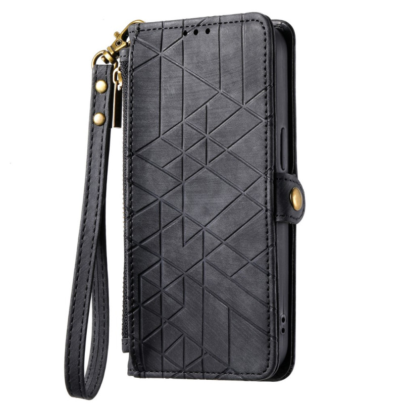 Funda de cartera con cremallera Motorola Edge 50 Fusion