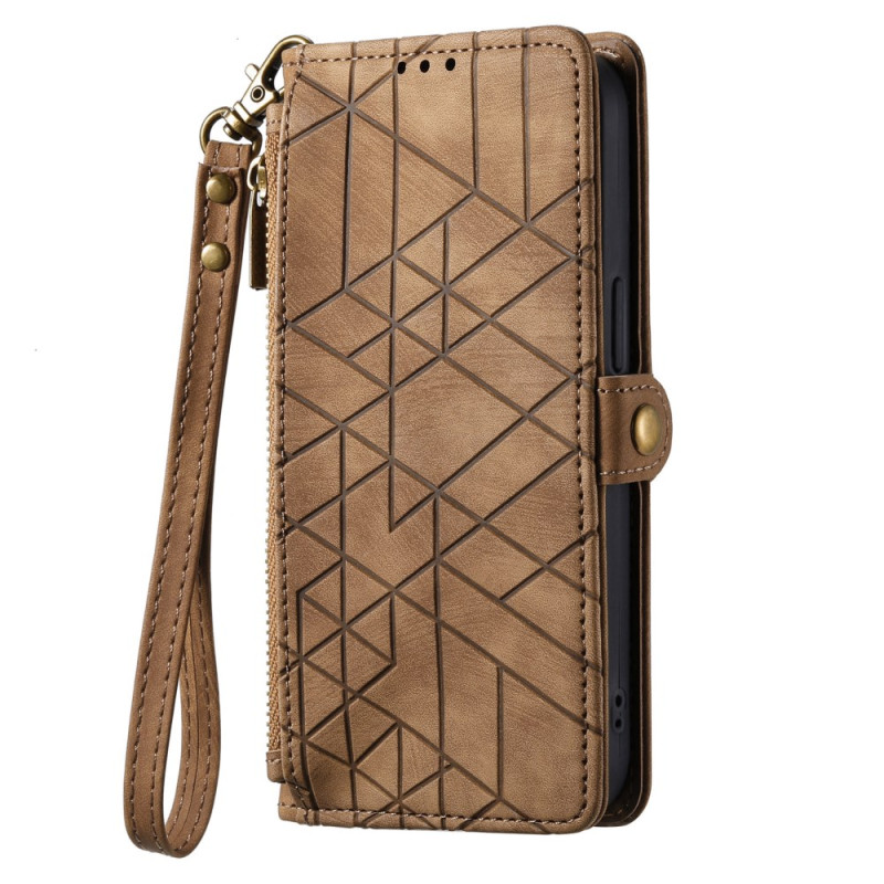 Funda de cartera con cremallera Motorola Edge 50 Fusion