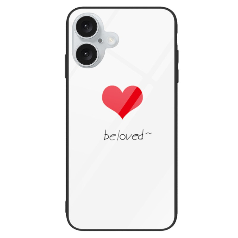 Funda de cristal templado Beloved iPhone 16