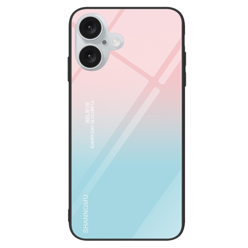 Funda para teléfono 16 Cristal tintado Rosa Azul Degradado