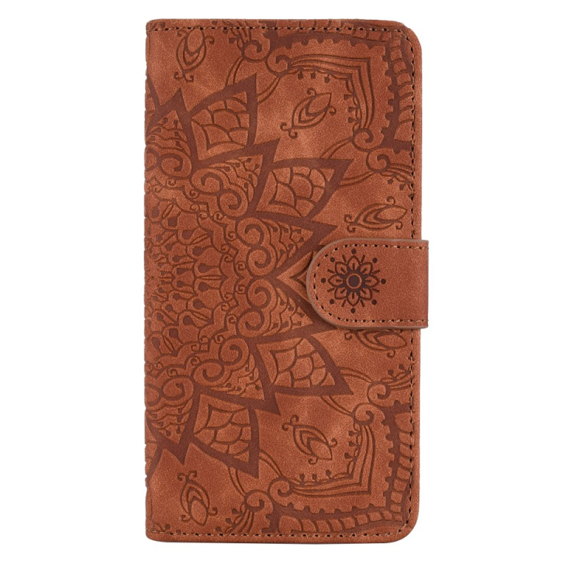 Funda iPhone 16 Efecto Gamuza Mandala