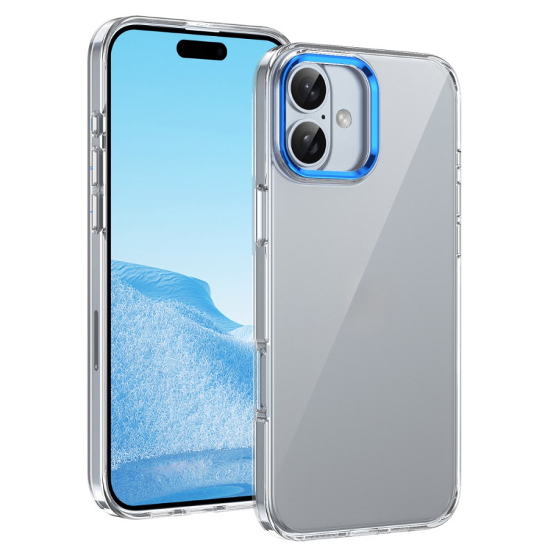 Funda iPhone 16 Camera Frame Efecto Metal