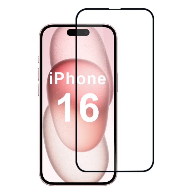 Protección integral de cristal templado para la pantalla del iPhone 16