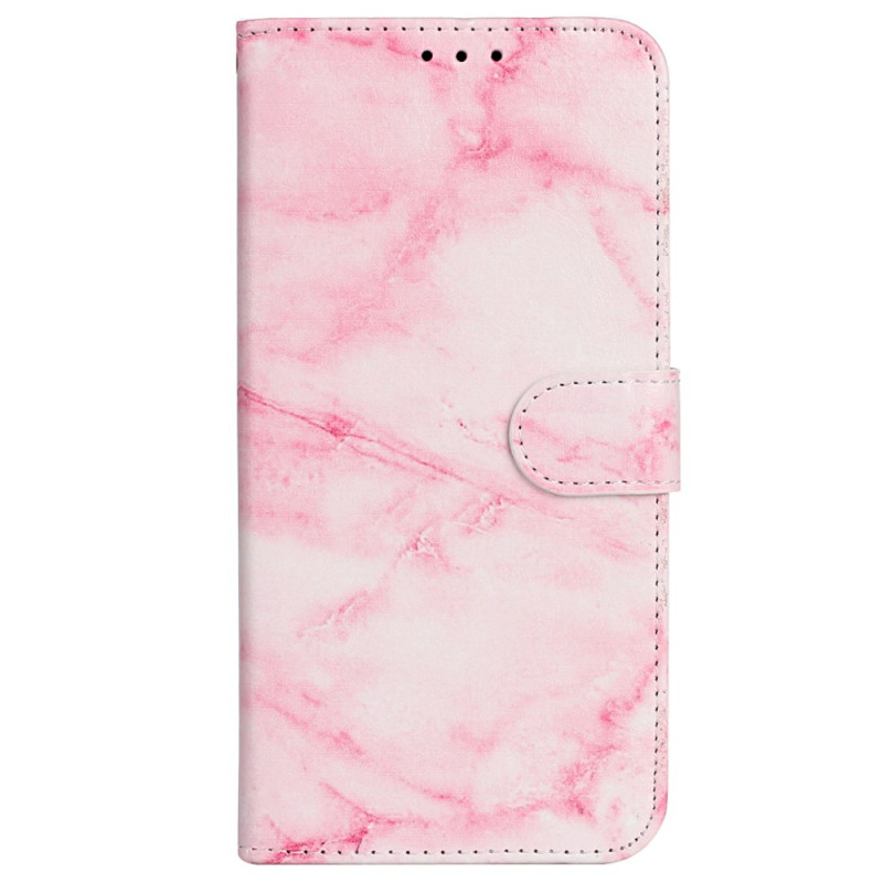 Funda iPhone 16 Plus Marble Motif Rosa