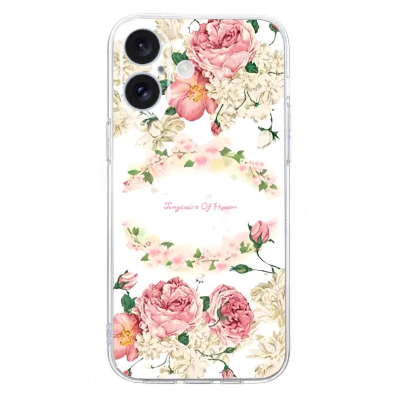 Funda iPhone 16 Plus Roses Vintage