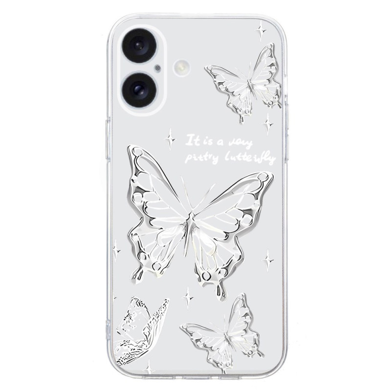 Funda iPhone 16 Plus Mariposas