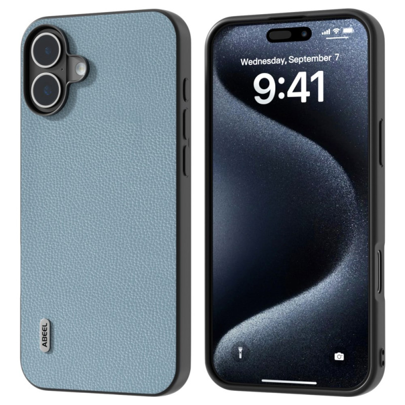 Funda para iPhone 16 Plus Textura Litchi ABEEL