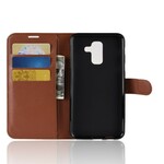 Funda de polipiel Samsung Galaxy A6 Plus Lichi Funda de polipiel Samsung Galaxy A6 Plus Lichi